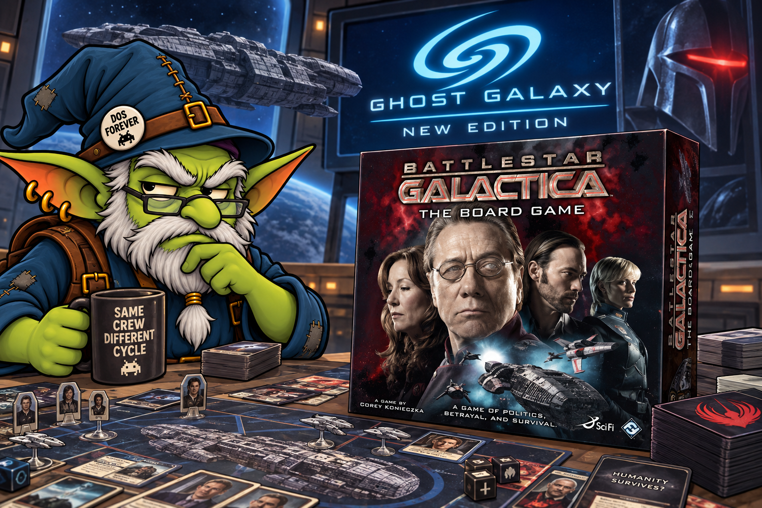 Ghost Galaxy Announces New Edition of 'Battlestar Galactica: The Board Game'