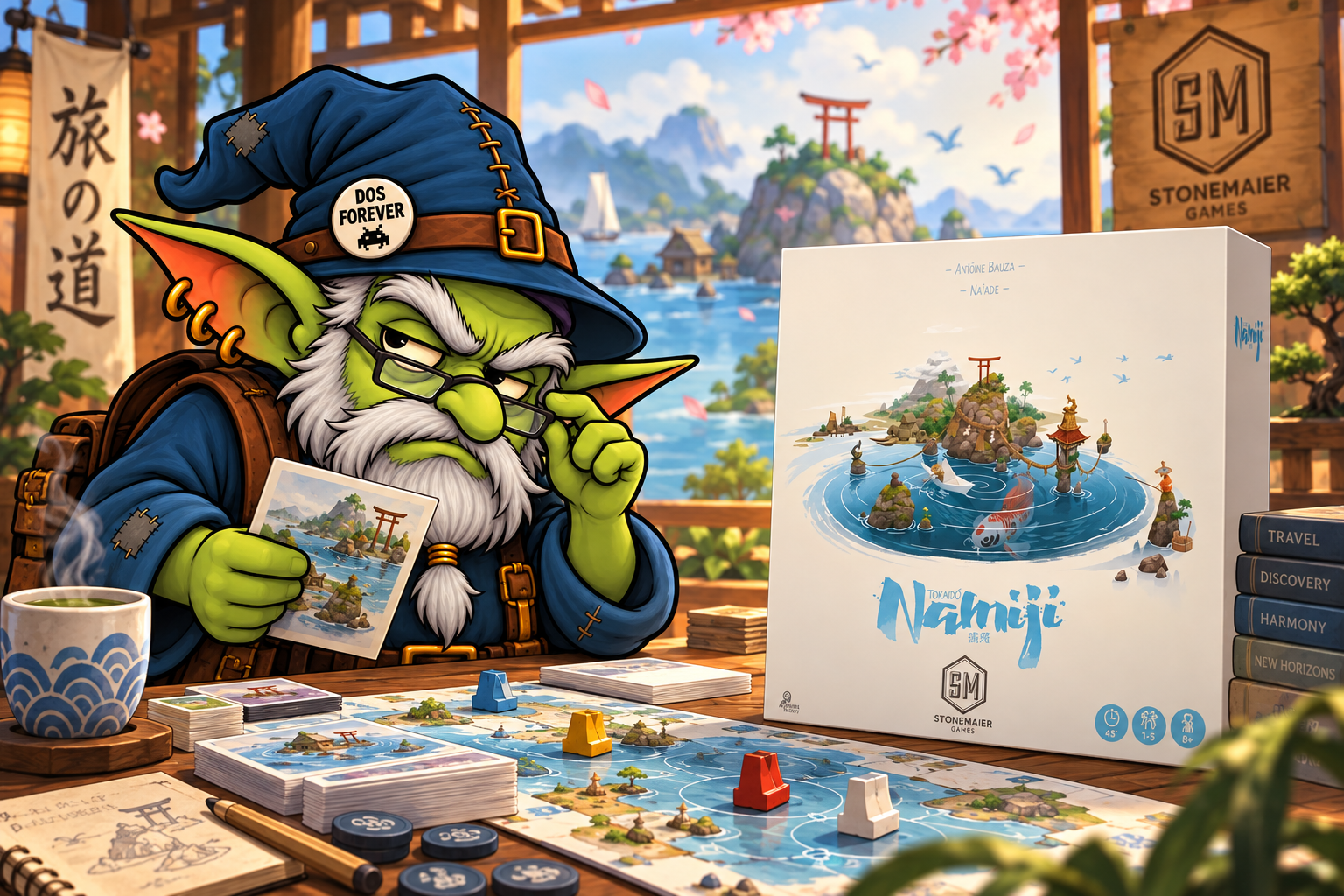 Stonemaier Completes 'Tokaido' Journey with 'Namiji'
